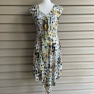 •Simply Vera Vera Wang• Asymmetrical Animal Print Dress - Size Small